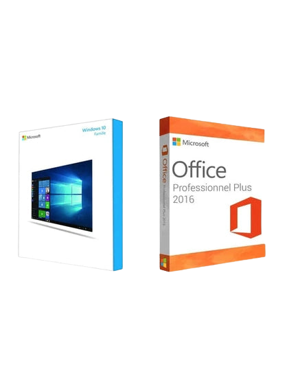 Clé Microsoft Office 2016 Pro Plus + Windows 10 Famille