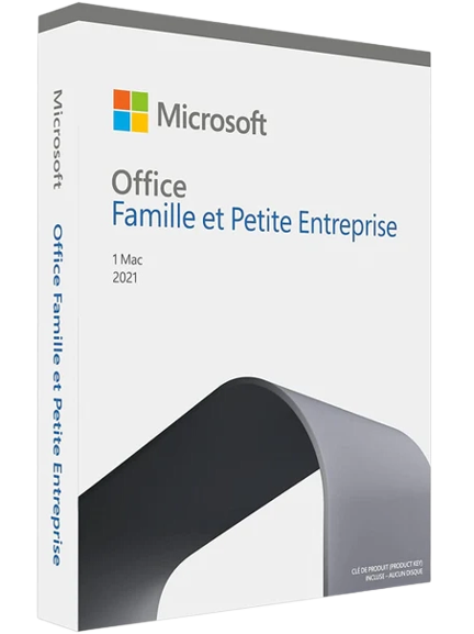 Clé Microsoft Office 2021 Famille et Petite Entreprise pour Mac