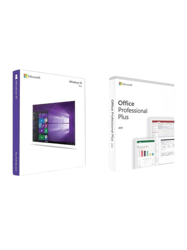 Pack licences Windows 10 Pro et Office 2019 Pro Plus — bundle clé activation à vie
