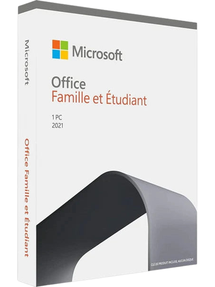 Clé Microsoft Office 2021 Famille et Etudiant