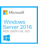 Clé Microsoft Windows Server 2016 Remote Desktop Services (RDS) 50 user connections