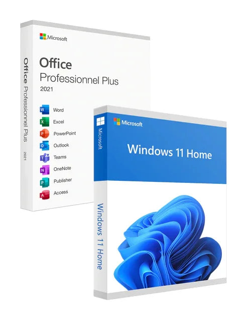 Clé Microsoft Office 2021 Pro Plus + Windows 11 Famille