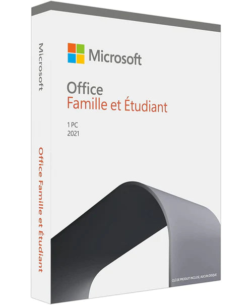 Clé Microsoft Office 2021 Famille et Etudiant