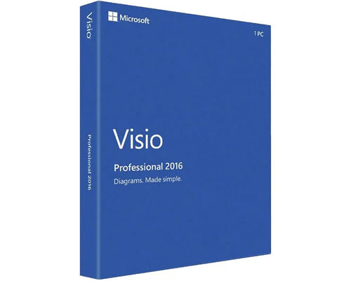 Clé Microsoft Visio 2016 Professionnel